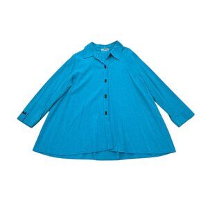 Women’s Vintage Moonlight Y & S Blue Long Sleeve Blouse 1990s